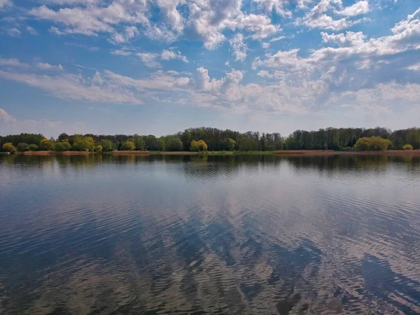ネシュヴィジ公園 ミンスク地域 ベラルーシの池の美しい景色 — ストック写真