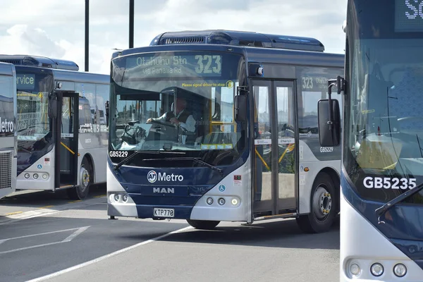 Auckland Neuseeland April 2019 Auckland Neuseeland April 2019 Bushaltestelle Panmure — Stockfoto
