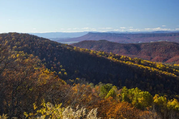 Uitzicht Prachtige Kleurrijke Landschappen Virginia Bij Daglicht — Stockfoto