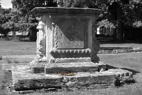 Gloucester United Kingdom Jul 2020 Tombstone Black White — стокове фото