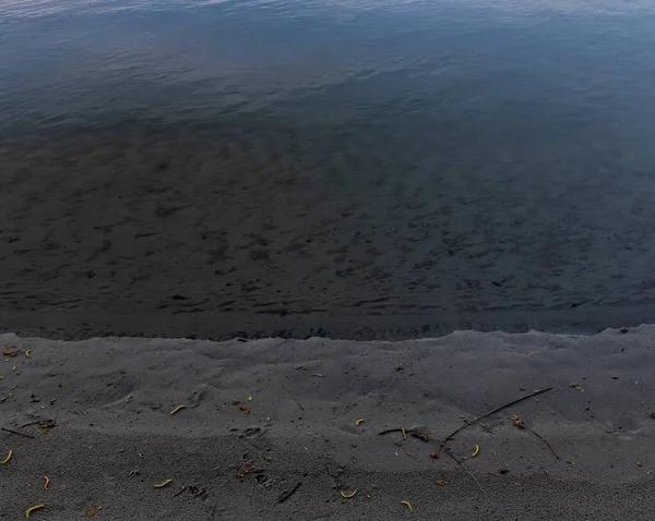 Tiro Ângulo Alto Lago Calmo Claro — Fotografia de Stock