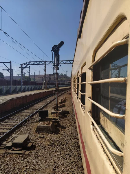 Plano Vertical Del Ferrocarril — Foto de Stock