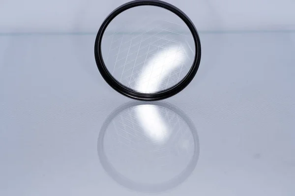 Closeup Screw Lens Camera Stock Photo