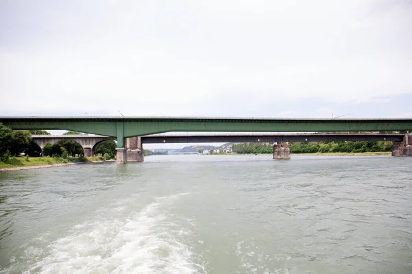 Koblenz Duitsland Jul 2019 Uitzicht Vanaf Een Boot Tijdens Tocht — Stockfoto