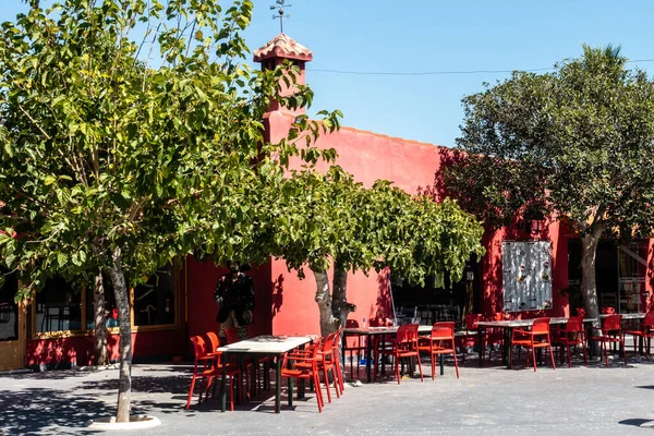 Ресторан Рядом Замком Сан Мигель Салинас Испания — стоковое фото