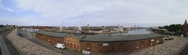 Luebeck Avrupa Hansemuseum Panoramik Bir Çekimi — Stok fotoğraf