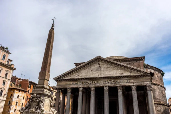 Het Beroemde Romeinse Pantheon Rome Italië — Stockfoto