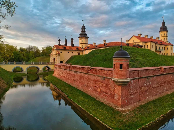 Primer Plano Del Castillo Nesvizh Minsk Belarús —  Fotos de Stock