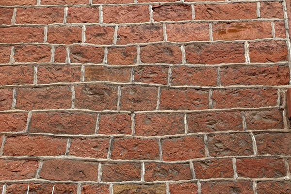 Closeup Shot Red Brick Wall Texture Background — 스톡 사진