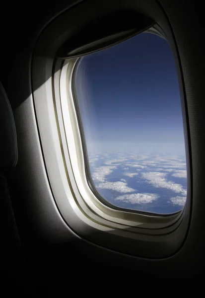 Una Hermosa Vista Desde Una Ventana Plana — Foto de Stock