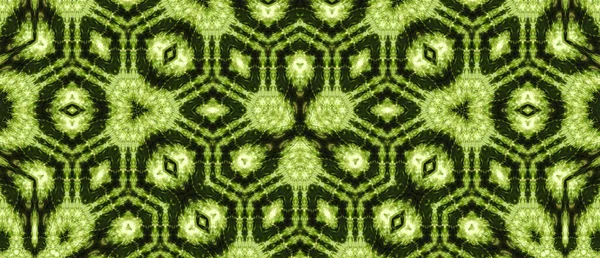 Egy Zöld Absztrakt Kaleidoszkóp Illusztrációja Háttérként — Stock Fotó