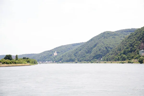 Koblenz Allemagne Juil 2019 Vue Depuis Bateau Lors Voyage Long — Photo