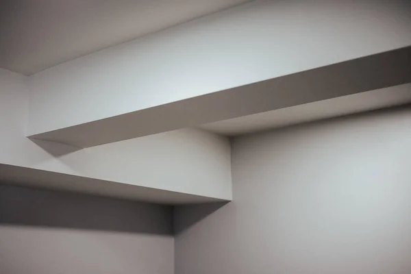 Plafond Blanc Une Chambre Dans Une Maison Moderne — Photo