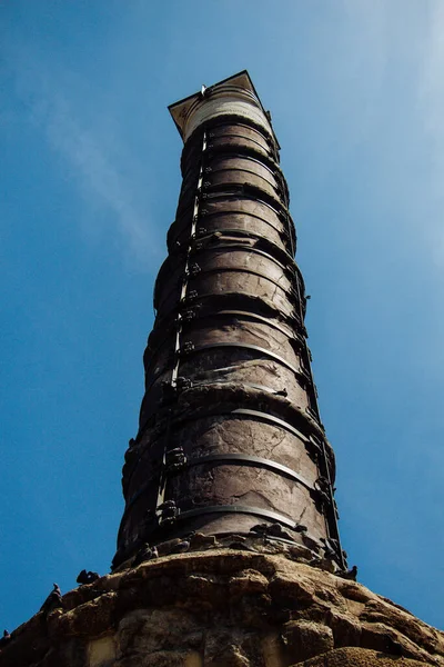 Colpo Verticale Della Colonna Costantino — Foto Stock