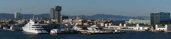 Vista Panorámica Barcelona Vista Desde Puerto España —  Fotos de Stock