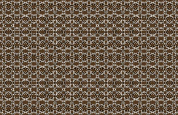 Illustration Abstract Brown Seamless Pattern — Stock Photo, Image