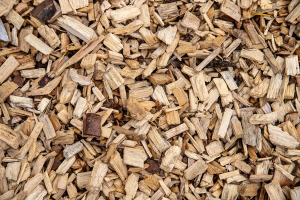 Wood Chips Abstract Textured Background — Stock Photo, Image