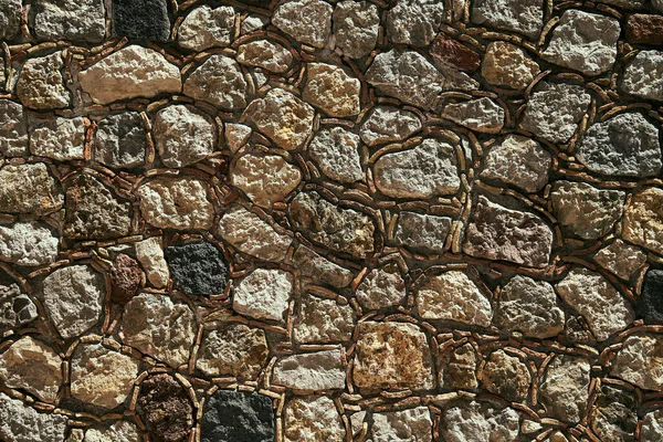 Closeup Stone Wall Texture Background — Stock Photo, Image