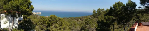 Panoramabild Över Det Fascinerande Landskapet Vid Havet — Stockfoto