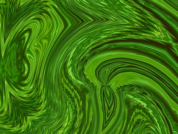 Fondo Abstracto Con Patrones Ondulados Colores Verdes Vibrantes Para Fondos — Foto de Stock