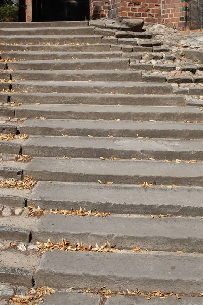 Eine Alte Steintreppe Antike Steintreppen — Stockfoto