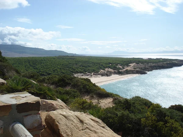 Vacker Bild Playa Del Canuelo Spanien Dagsljus — Stockfoto