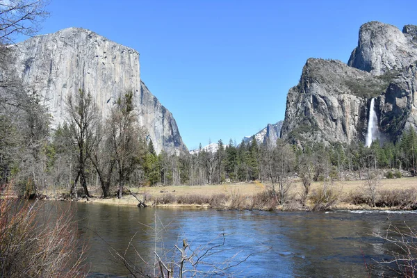 Las Hermosas Cataratas Yosemite California Estados Unidos — Foto de Stock