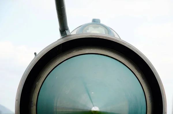 Closeup Shot Aviation Clear Sky — Stock Photo, Image