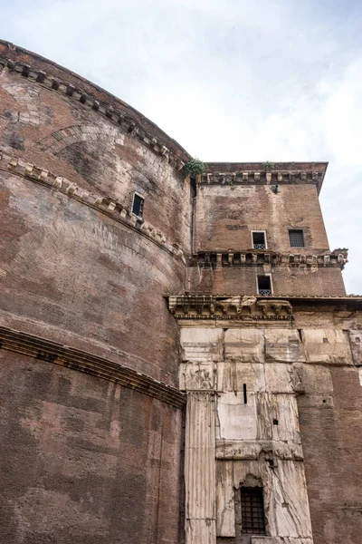 Famoso Panteão Romano Histórico Roma Itália — Fotografia de Stock