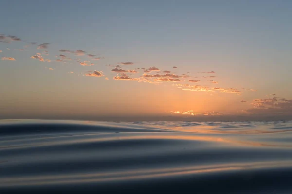 Гарний Знімок Морського Пейзажу Під Час Заходу Сонця — стокове фото