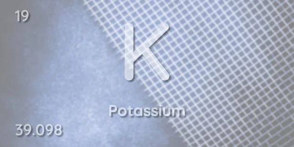 Illustration Symbole Potassium — Photo