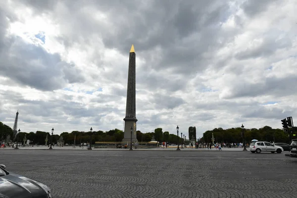 Луксорский Обелиск Площади Согласия Париж — стоковое фото