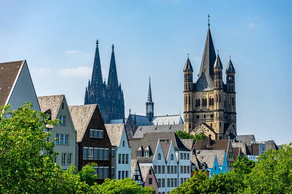 Gyönyörű Kilátás Nyílik Kölni Katedrálisra Németországban — Stock Fotó