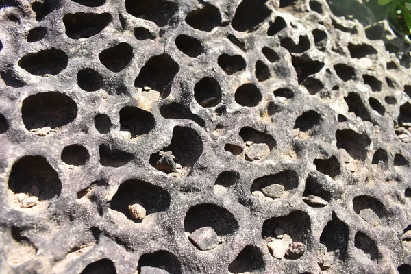 Closeup Volcanic Rock Texture — Stock Photo, Image