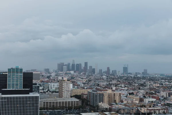 Een Luchtfoto Van Los Angeles City Californië — Stockfoto