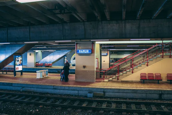 Namur Belgary February 2014 Namur Railway Station Belgium — 图库照片