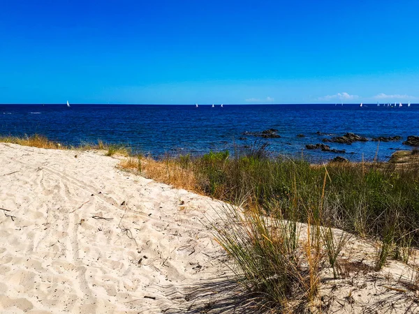 Piękne Ujęcie Plaży Sardynii Włochy — Zdjęcie stockowe
