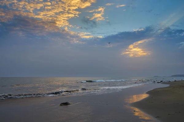 Belo Pôr Sol Praia — Fotografia de Stock