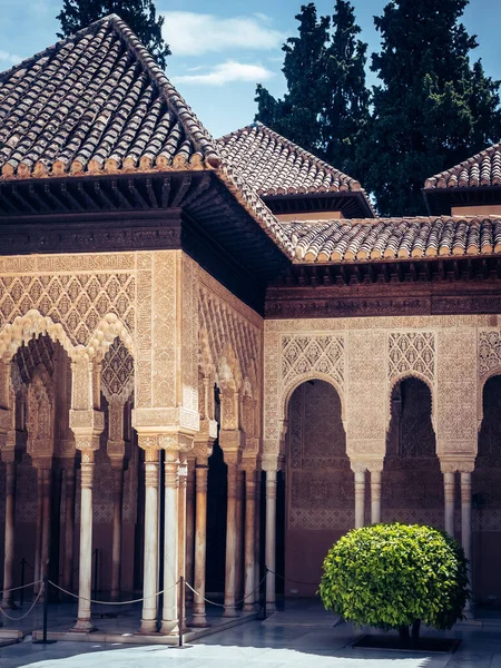 Una Hermosa Foto Del Palacio Alhambra Granada España — Foto de Stock