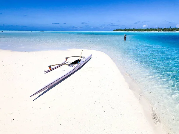 Polinesie France Août 2019 Paysage Polynésie Maupiti Island Tereia Beach — Photo