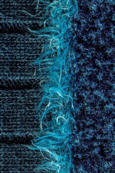 Vertical Shot Blue Fabric Texture — Stock Photo, Image