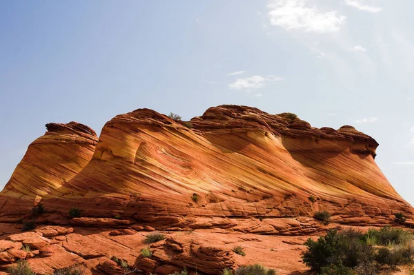Wave Sandstone Rock Formation Arizona Usa — Stock fotografie