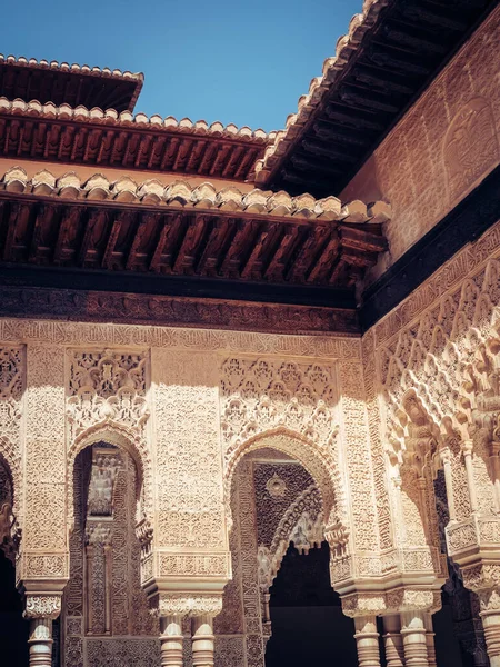 Beau Cliché Palais Alhambra Grenade Espagne — Photo