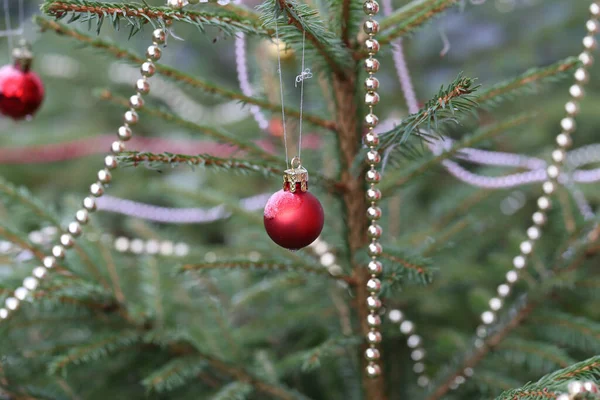 Una Bella Scena Natale Capodanno — Foto Stock