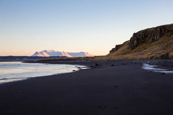 아이슬란드 웨스트 피오르드의 모래사장의 — 스톡 사진
