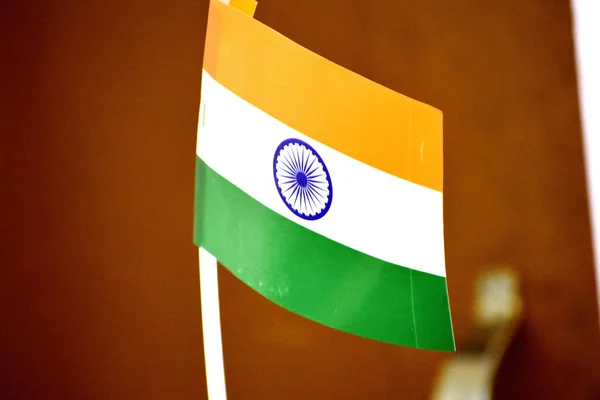 Національний Прапор Індії Кімнаті — стокове фото