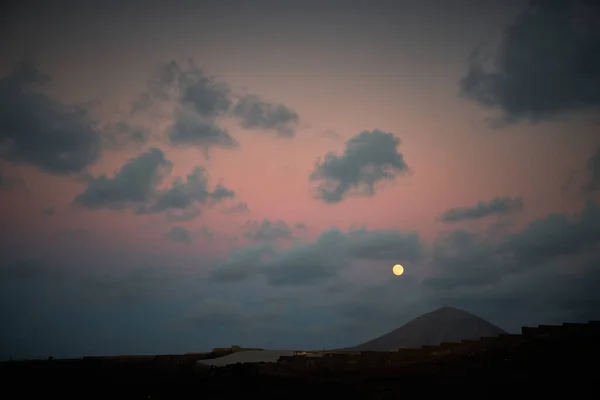 カナリア島のグラン カナリア島の夕日の美しい景色 — ストック写真