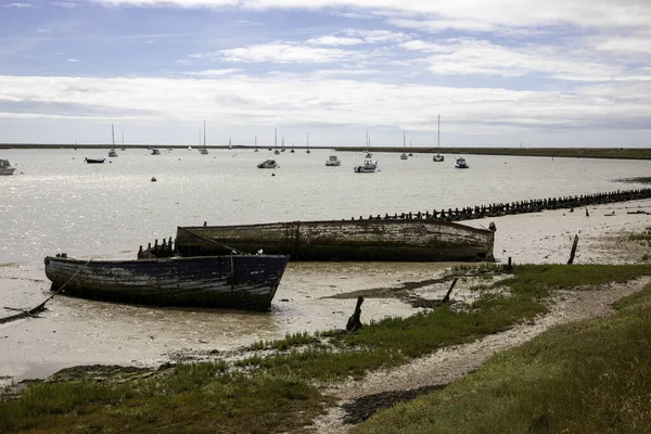 Orford United Kingdom Ingdom August 2020 Abandoned Boat River Ore — 图库照片