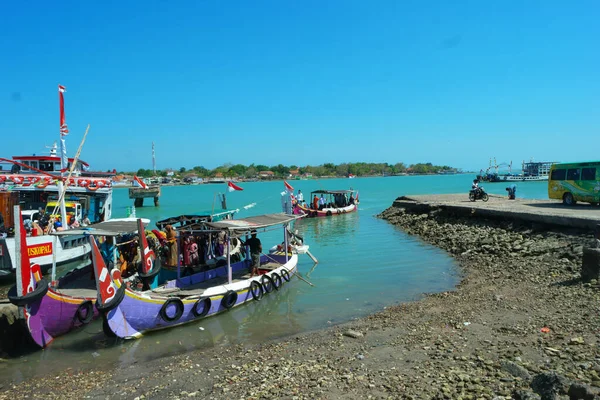 Sumenep Indonesien Aug 2020 Inselverkehr Auf Madura Island Indones — Stockfoto