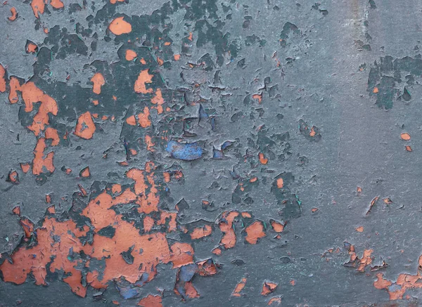 油漆剥落的磨擦墙质感 — 图库照片